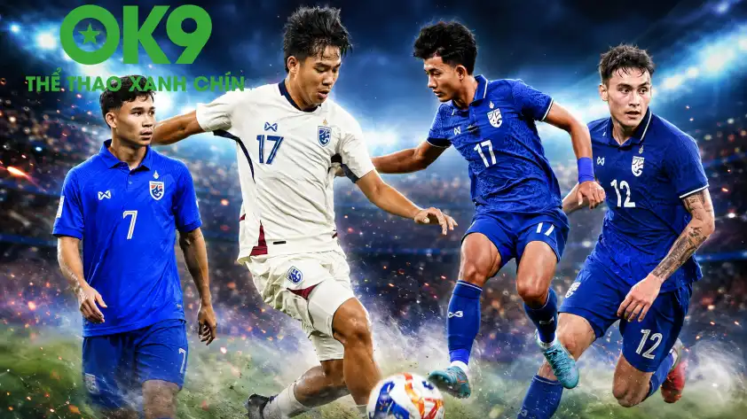 Bộ tứ ngôi sao nhận nhiều kỳ vọng của ĐT Thái Lan tại FIFA ASEAN Cup 2026
